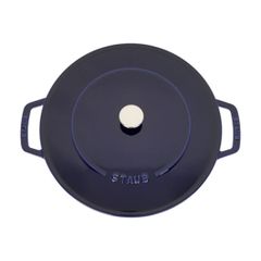  Nồi chảo gang Staub Chistera 28cm 3.7L - Màu Xanh 40511-476-0 