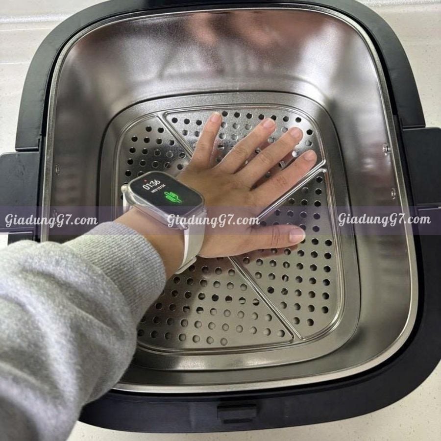 Nồi chiên không dầu AirMade AF-807 lòng inox 5.7L