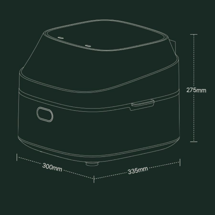 Nồi chiên không dầu AirMade AF-807 lòng inox 5.7L