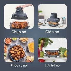  Nồi chiên không dầu cầm tay Ninja CRISPi FN100KR 3.8L 4in1 