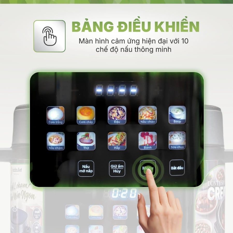 Nồi cơm áp suất đa năng Habibullet PHB-8386 6 lít