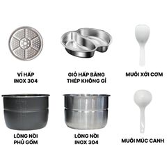  Nồi cơm áp suất đa năng Habibullet PHB-8386 6 lít 