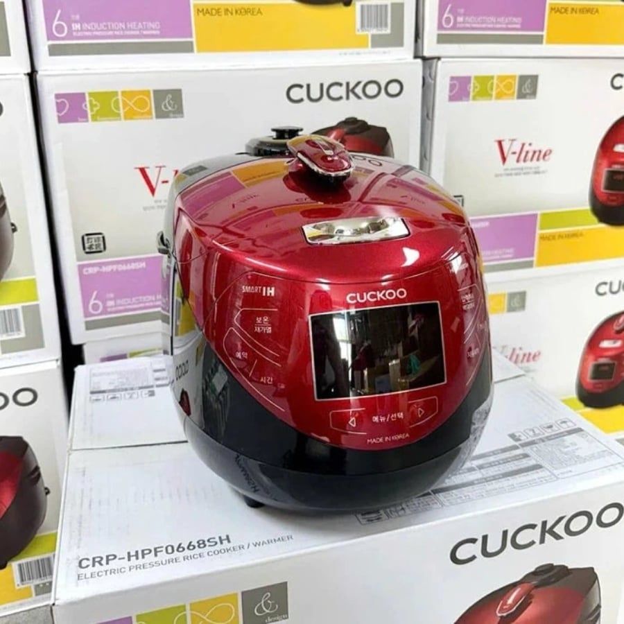 Nồi Cơm Điện Cao Tần Cuckoo CRP-HPF0668SH 1.08L Chính Hãng