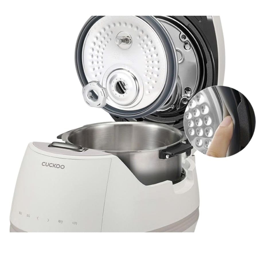 Nồi cơm điện cao tần Cuckoo CRP DHASNL0615FGW 1.08L ruột inox