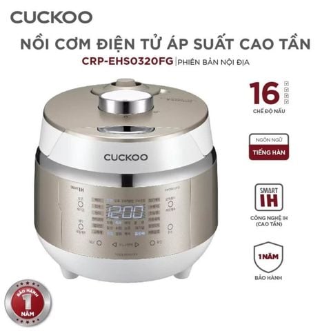 Nồi cơm điện cao tần Cuckoo CRP EHS0309F 0.54L/ WHGOVNCV