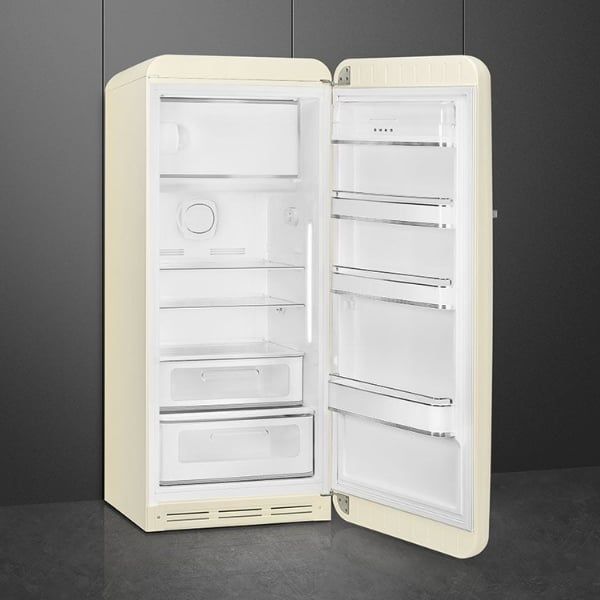 Tủ lạnh Smeg FAB28RCR6 màu kem 270L (có ngăn đông)