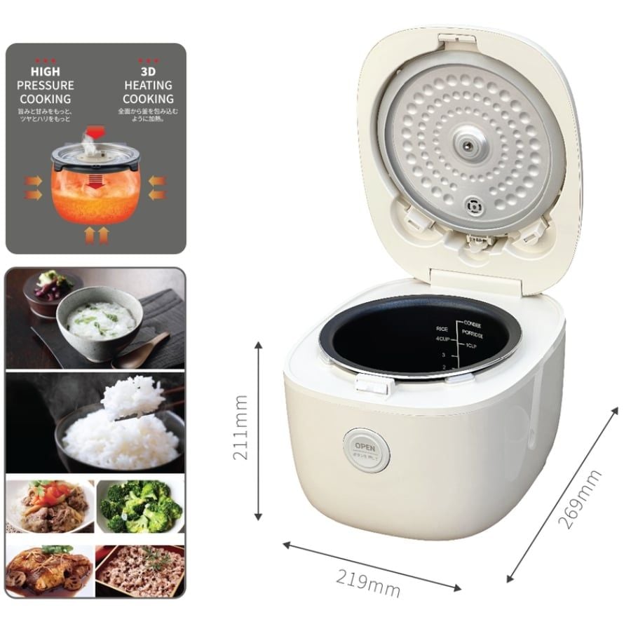 Nồi cơm điện cao tần IH Kaiyo KRC-050 1L