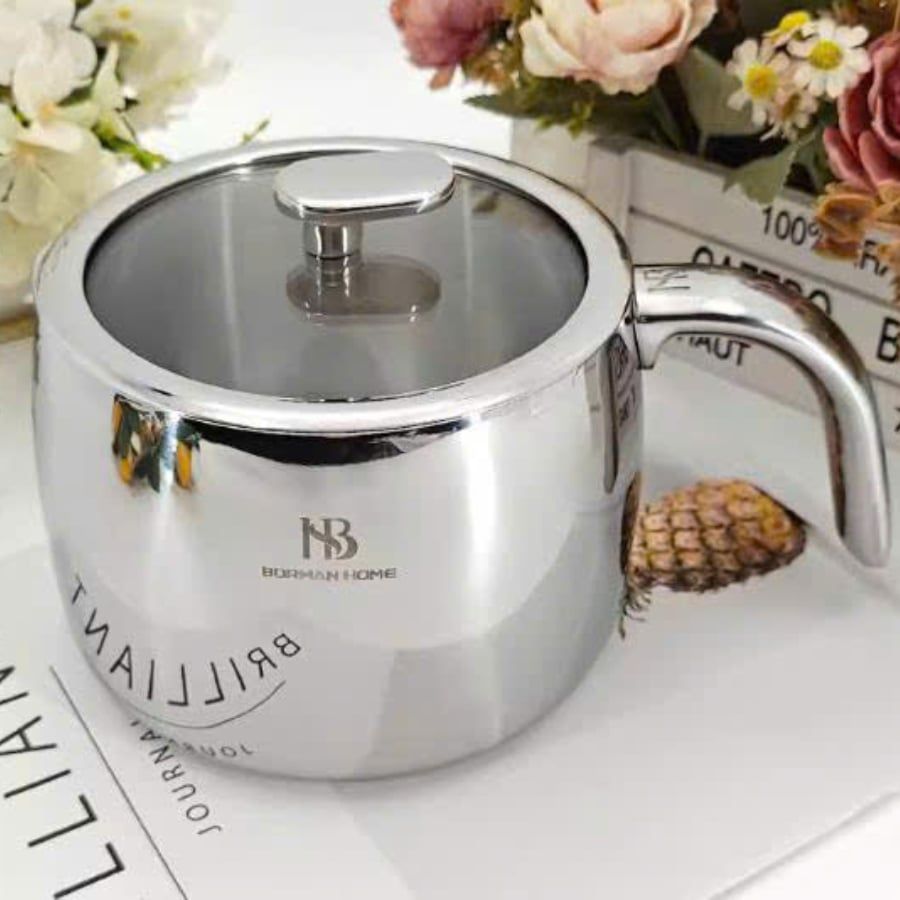 Nồi đa năng kèm lưới chiên/lọc Borman Home 14cm