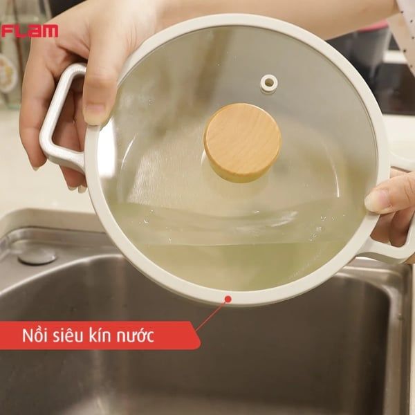 Nồi Fika Hàn Quốc tráng gốm