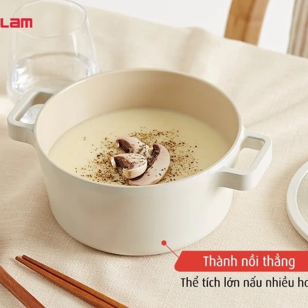 Nồi Fika Hàn Quốc tráng gốm