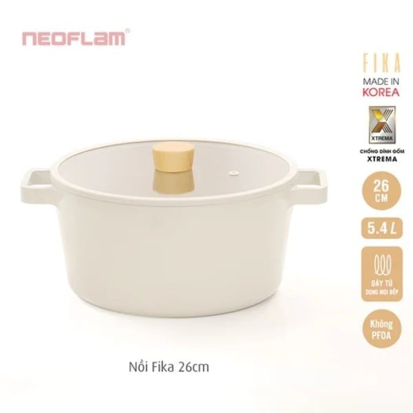 Nồi Fika Hàn Quốc tráng gốm
