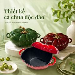  Nồi gang cà chua mini Moos 16cm 650ml 