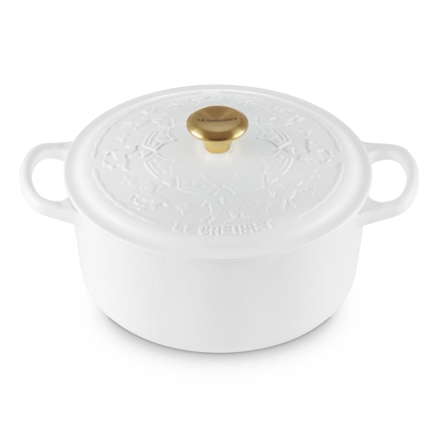 Nồi gang Le Creuset 22cm 3.3L nắp bát mã