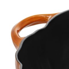  Nồi gang Le Creuset 24cm bí ngô màu cam - Made in France 