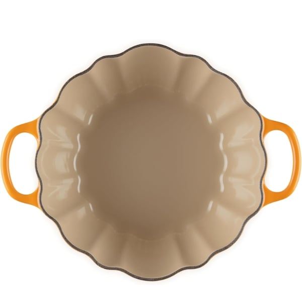 Nồi gang Le Creuset 24cm bí ngô màu cam - Made in France