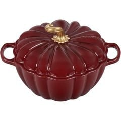  Nồi gang Le Creuset 24cm bí ngô màu mận - Made in France 