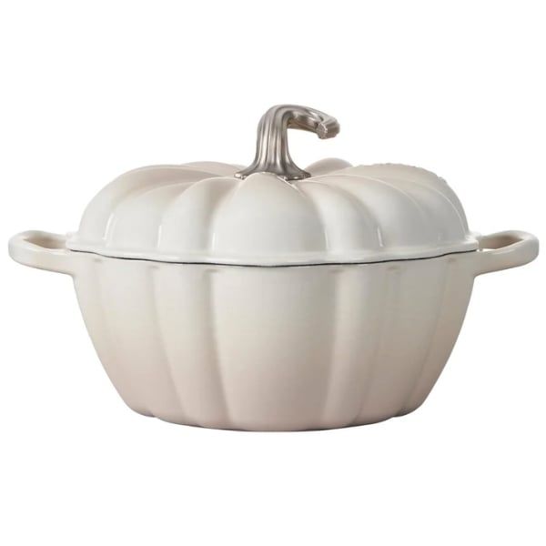 Nồi gang Le Creuset 24cm 3.7L bí ngô trắng