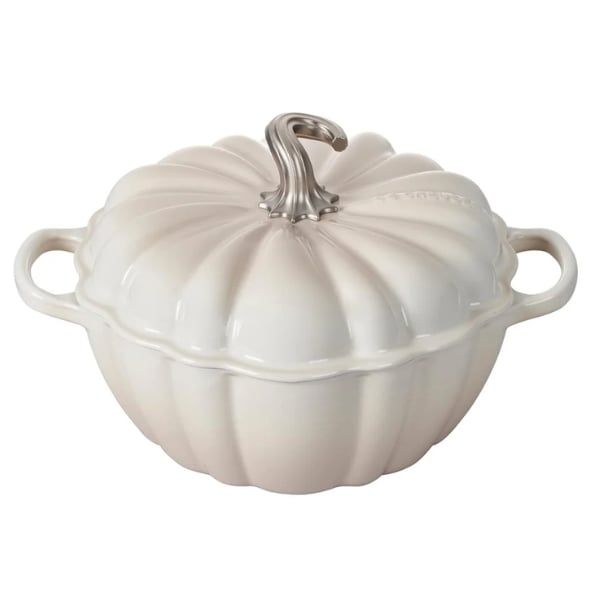 Nồi gang Le Creuset 24cm 3.7L bí ngô trắng