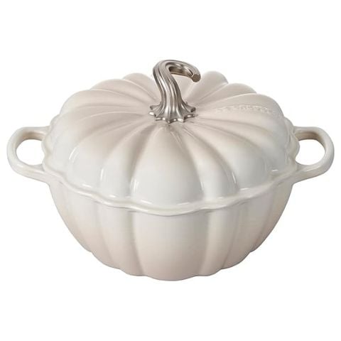 Nồi gang Le Creuset 24cm 3.7L bí ngô trắng