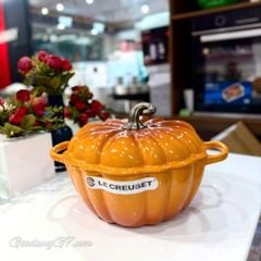  Nồi gang Le Creuset 24cm 3.7L bí ngô vàng cam 