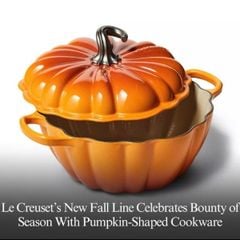  Nồi gang Le Creuset 24cm 3.7L bí ngô vàng cam 