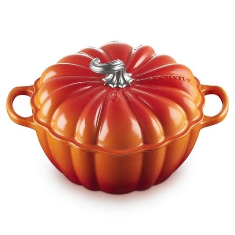 Nồi gang Le Creuset 24cm 3.7L bí ngô vàng cam