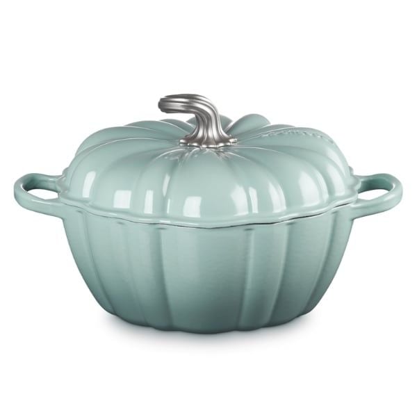 Nồi gang Le Creuset 24cm 3.7L bí ngô xanh - 21238 24 71 74430