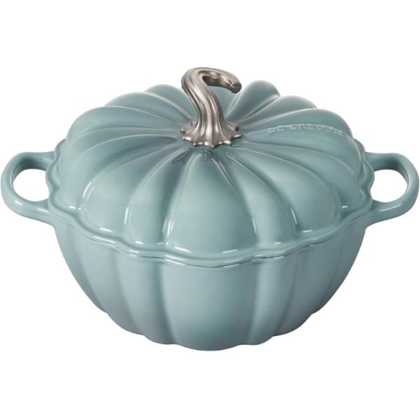 Nồi gang Le Creuset 24cm 3.7L bí ngô xanh - 21238 24 71 74430