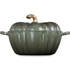  Nồi gang Le Creuset 24cm 3.7L bí ngô màu Thyme xanh xám 