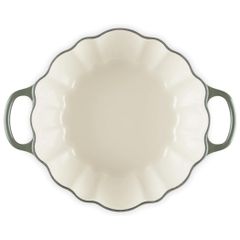  Nồi gang Le Creuset 24cm 3.7L bí ngô màu Thyme xanh xám 