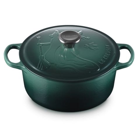 Nồi gang Le Creuset Artichaut 24cm 4.2L Phù Thuỷ Xanh