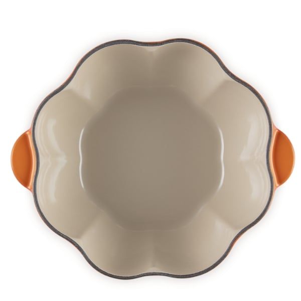 Nồi gang Le Creuset bí ngô 22cm - Màu đỏ cà chua
