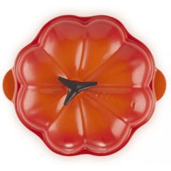  Nồi gang Le Creuset bí ngô 22cm - Màu đỏ cà chua 