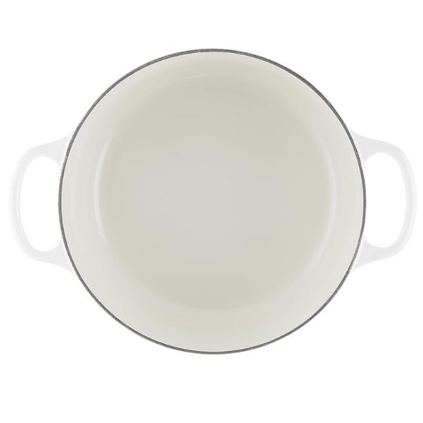 Nồi gang Le Creuset Loving trái tim trắng 24cm 4.2L - 21177248471430