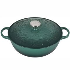  Nồi gang Le Creuset Marmite Olive Cành oliu 28cm 4.9L - Màu xanh 