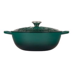  Nồi gang Le Creuset Marmite Olive Cành oliu 28cm 4.9L - Màu xanh 