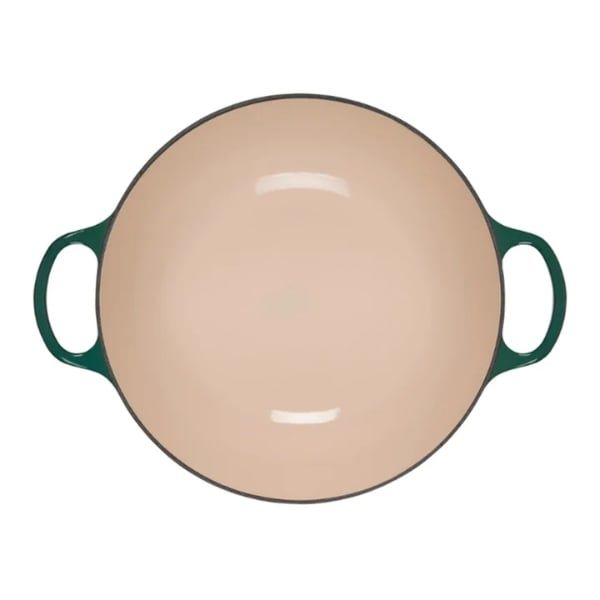 Nồi gang Le Creuset Marmite Olive Cành oliu 28cm 4.9L - Màu Xanh