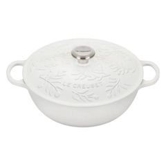  Nồi gang Le Creuset Marmite Olive Cành oliu 28cm 4.9L - Màu Trắng 