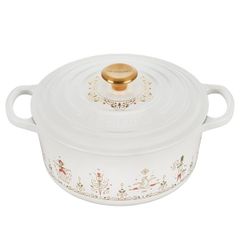 Nồi gang Le Creuset Noel 22cm 3.3L - Màu Trắng 