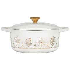  Nồi gang Le Creuset Noel 22cm 3.3L - Màu Trắng 
