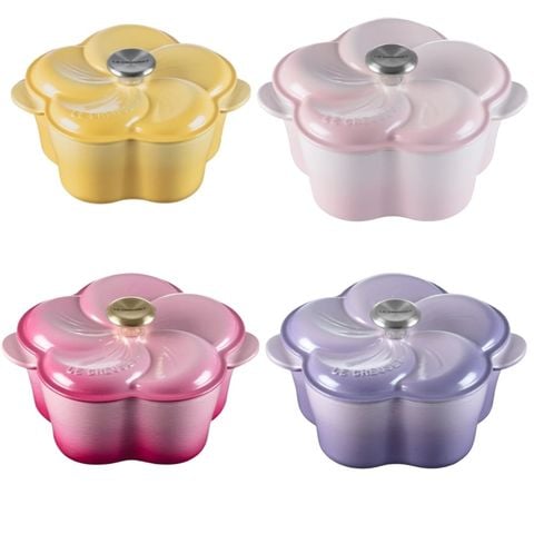 Nồi gang Le Creuset Petal Floral 20cm 2L hình hoa