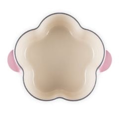  Nồi gang Le Creuset Petal hình hoa 2L (Màu hồng dâu/ vàng) 