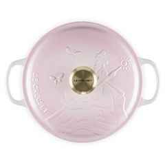  Nồi gang Le Creuset Shell Pink phù thuỷ 24cm 4.2L - Màu Hồng 