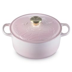  Nồi gang Le Creuset Shell Pink phù thuỷ 24cm 4.2L - Màu Hồng 