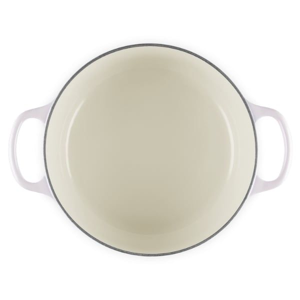 Nồi gang Le Creuset Shell Pink phù thuỷ 24cm 4.2L - Màu Hồng