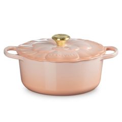  Nồi gang Le Creuset Signature Petal 26cm Màu hồng/ peche/ xanh/ Trắng 
