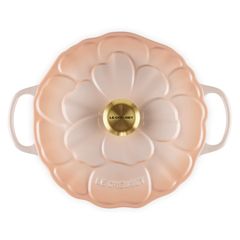  Nồi gang Le Creuset Signature Petal 26cm Màu hồng/ peche/ xanh/ Trắng 