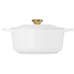  Nồi gang Le Creuset Signature Petal 26cm Màu hồng/ peche/ xanh/ Trắng 