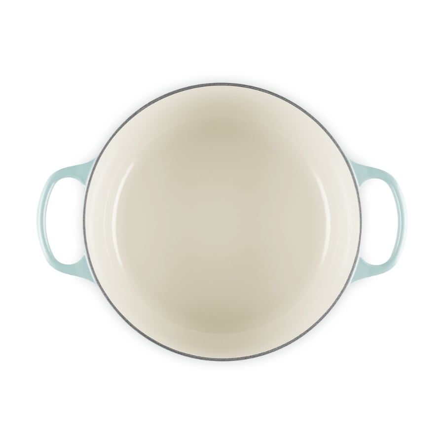 Nồi gang Le Creuset Signature Petal 26cm Màu hồng/ peche/ xanh/ Trắng