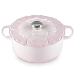  Nồi gang Le Creuset Signature Petal 26cm Màu hồng/ peche/ xanh/ Trắng 